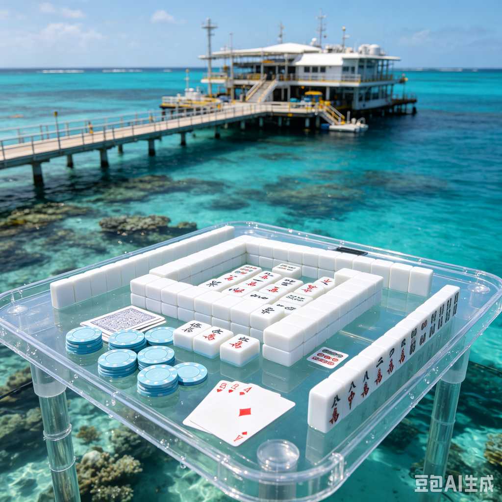 vivid color print mahjong set