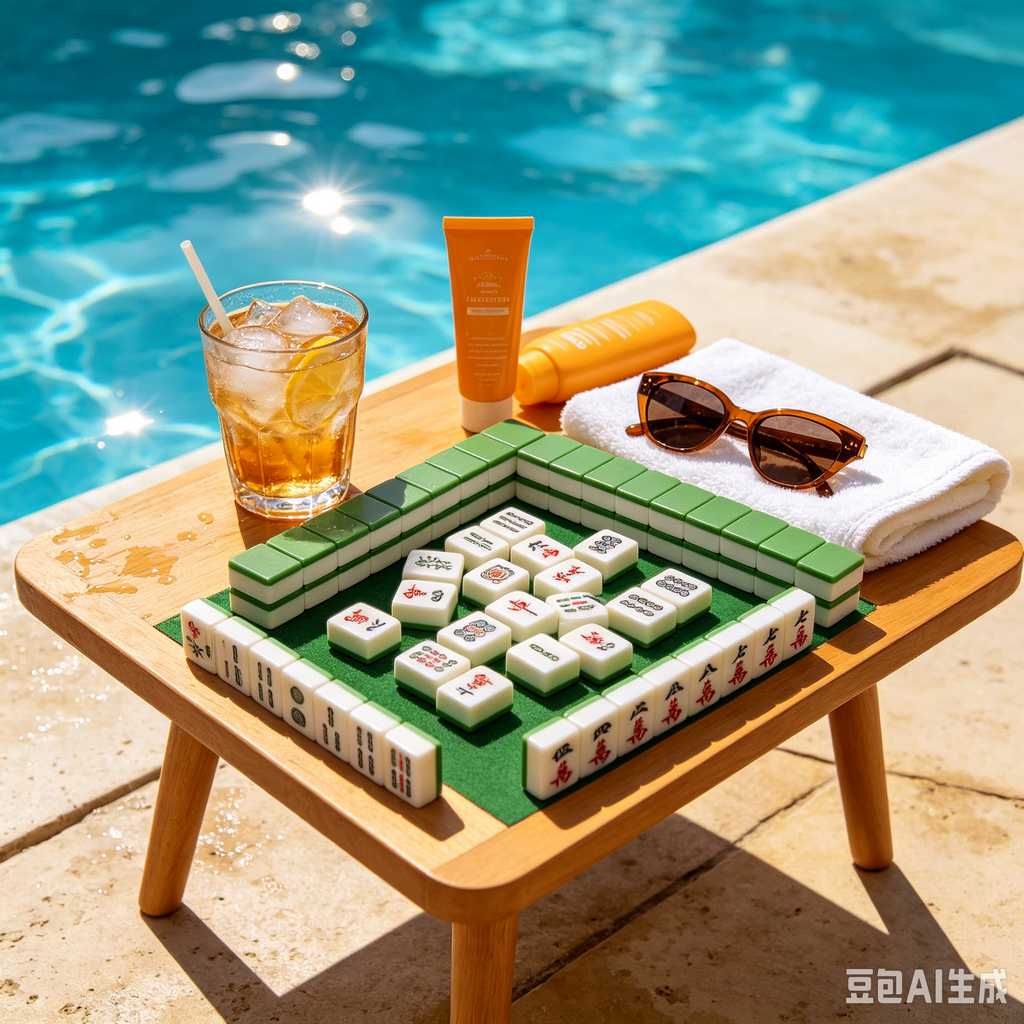 green transparent mahjong tiles