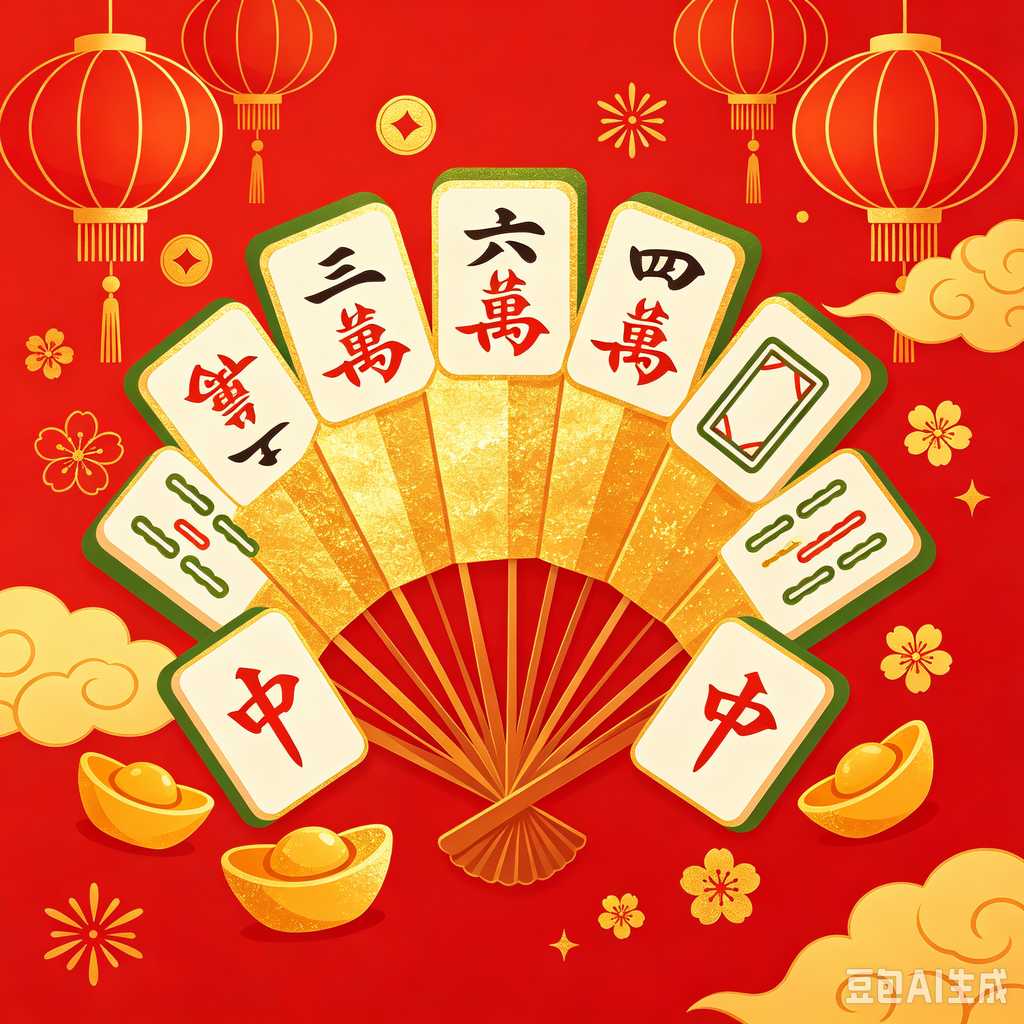 colorful mini mahjong tiles