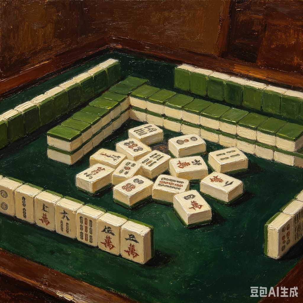 fine polished mahjong set