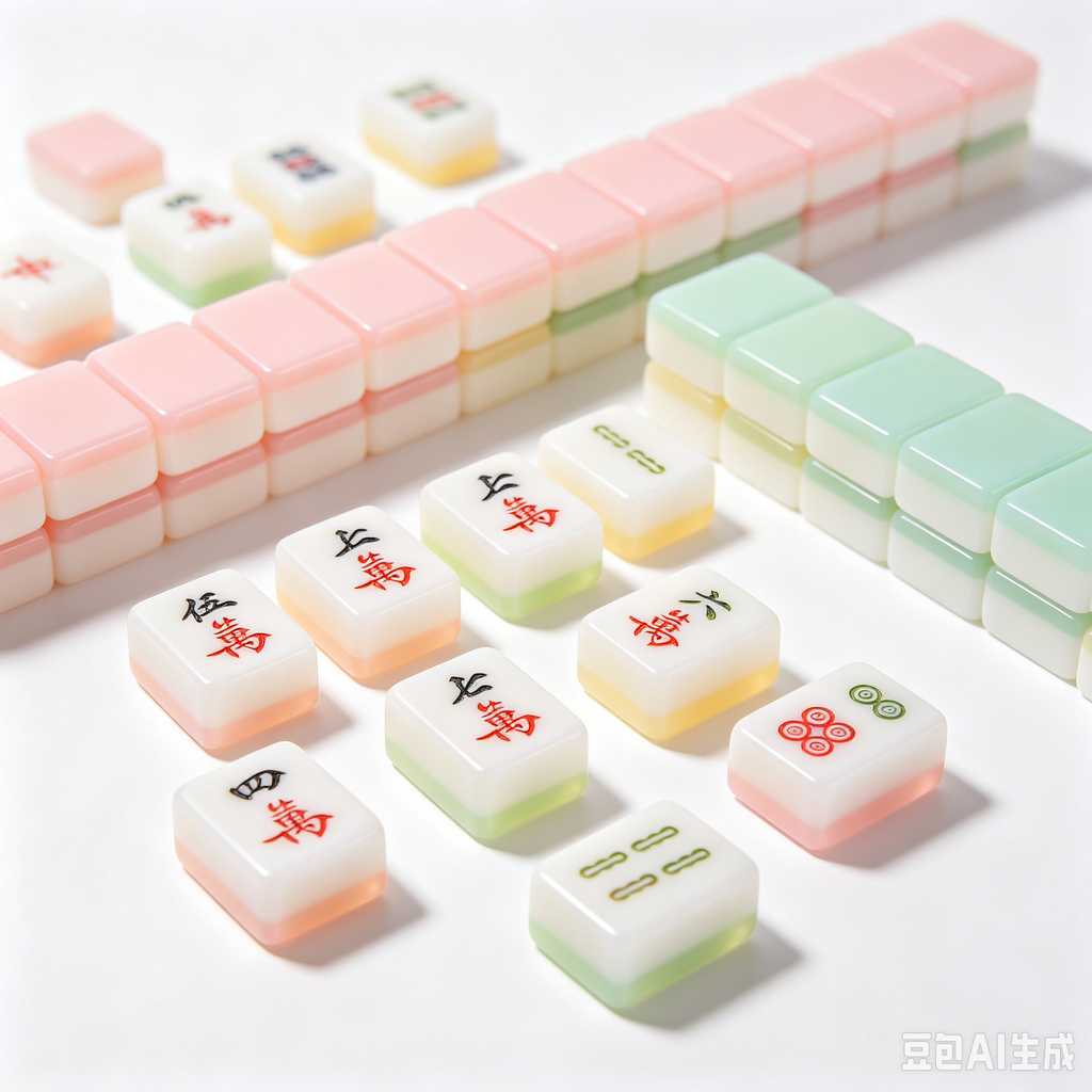 luxury carving mahjong tiles