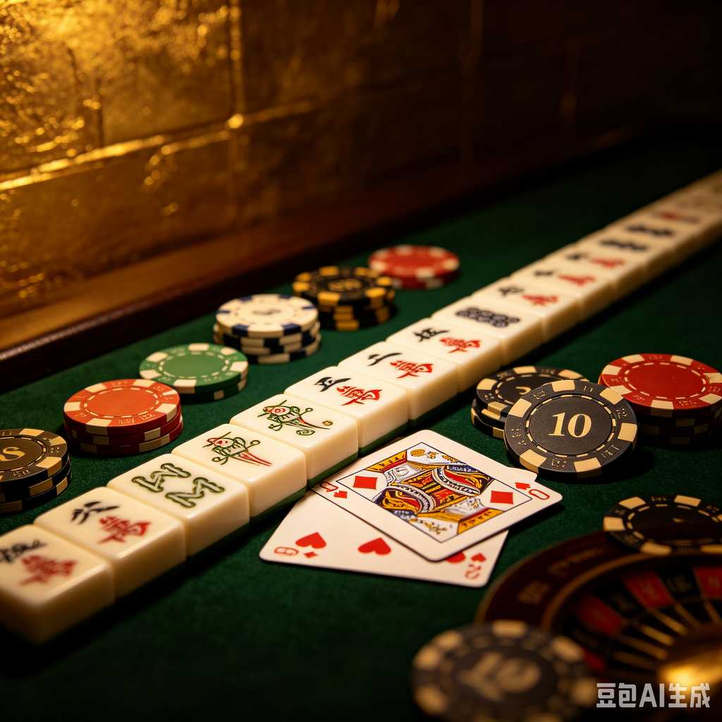 traditional oriental mahjong tiles