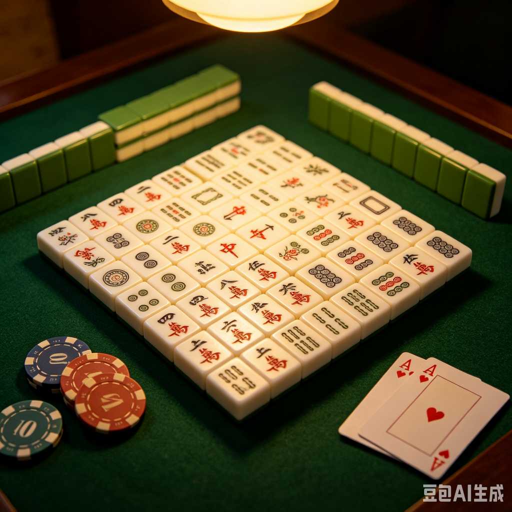 metallic finish mahjong set